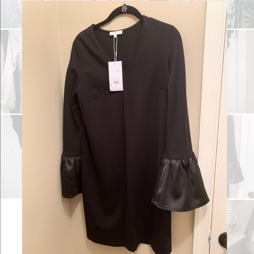 Black mini dress